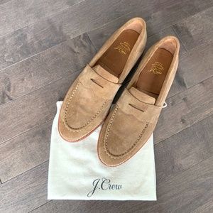JCrew Mens Kenton Suede Penny Loafers